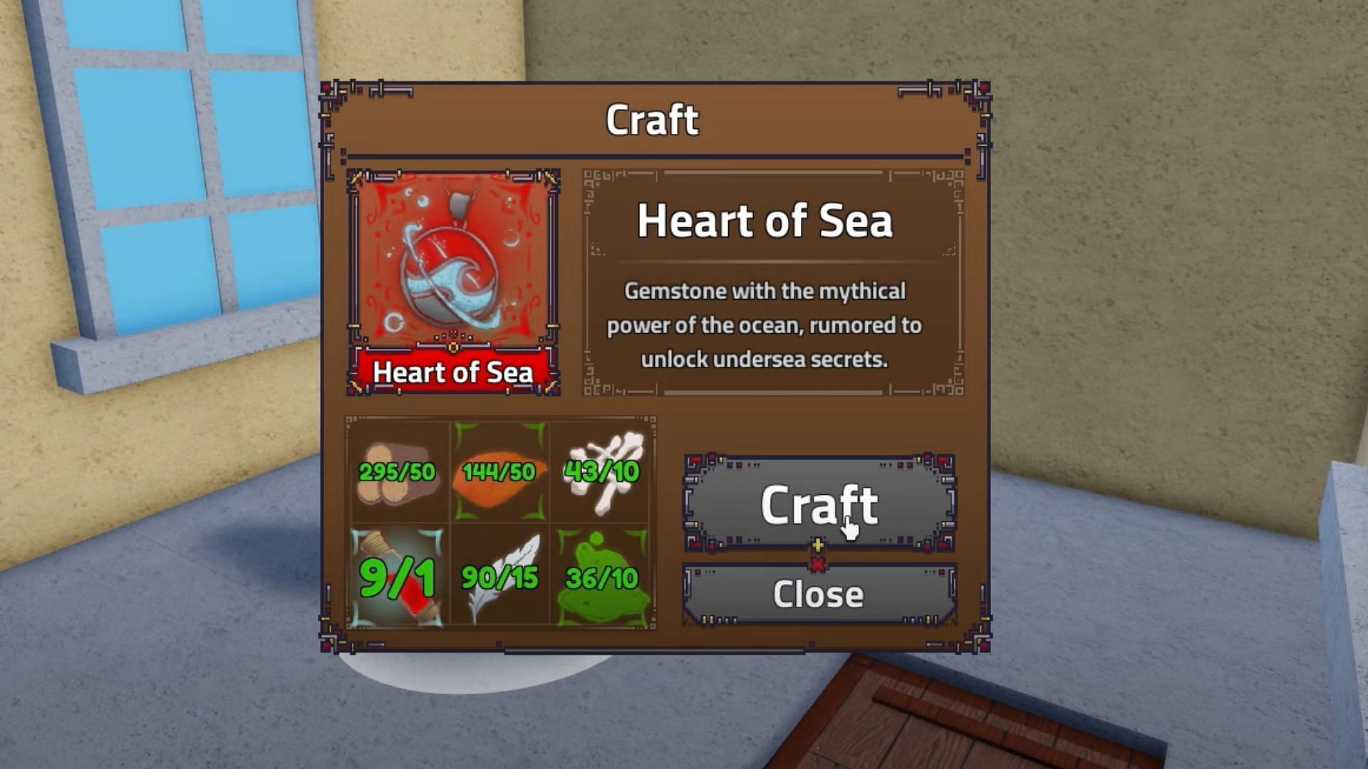 The Heart of Sea (Image via Roblox)